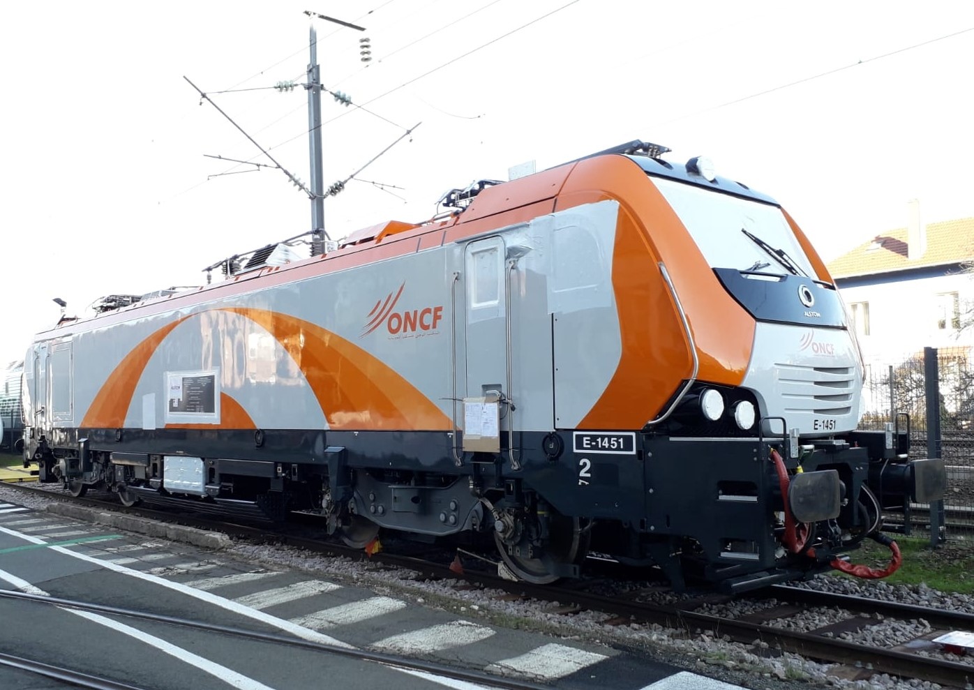 ONCF - Réception de la 1ère locomotive électrique 'nouvelle