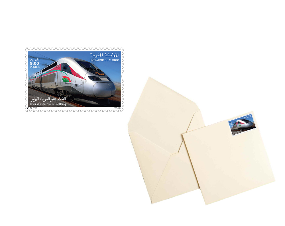 L’ONCF et Barid Al-Maghrib dévoilent le timbre-poste dédié au Train à Grande Vitesse « Al Boraq »